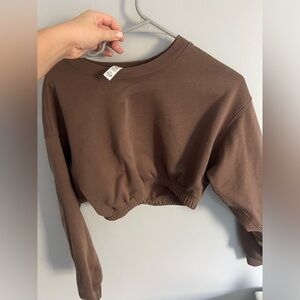 Alo Yoga Devotion Cropped Sweatshirt